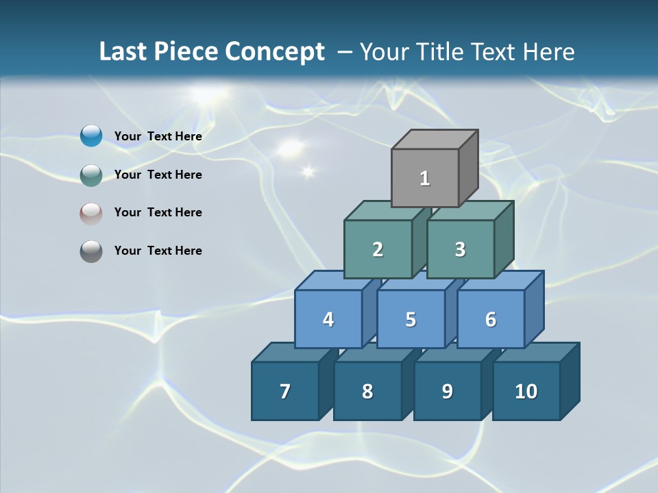 Blue Cleaning Pool PowerPoint Template