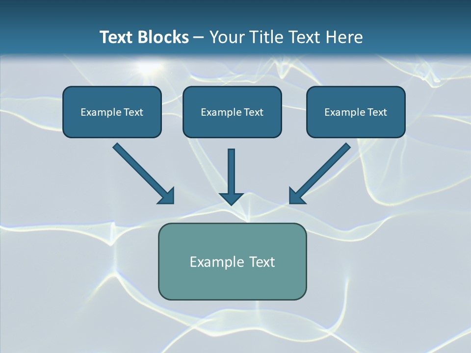 Blue Cleaning Pool PowerPoint Template