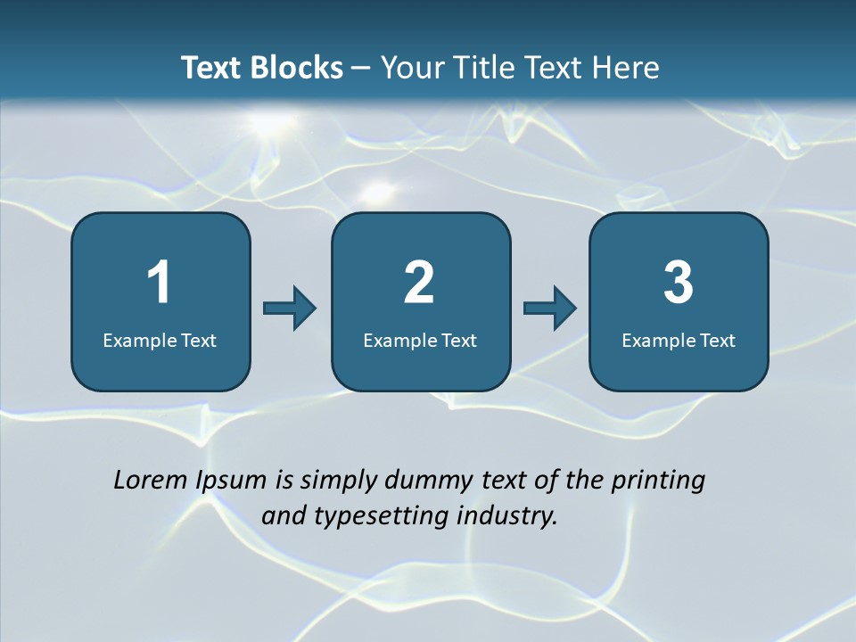 Blue Cleaning Pool PowerPoint Template