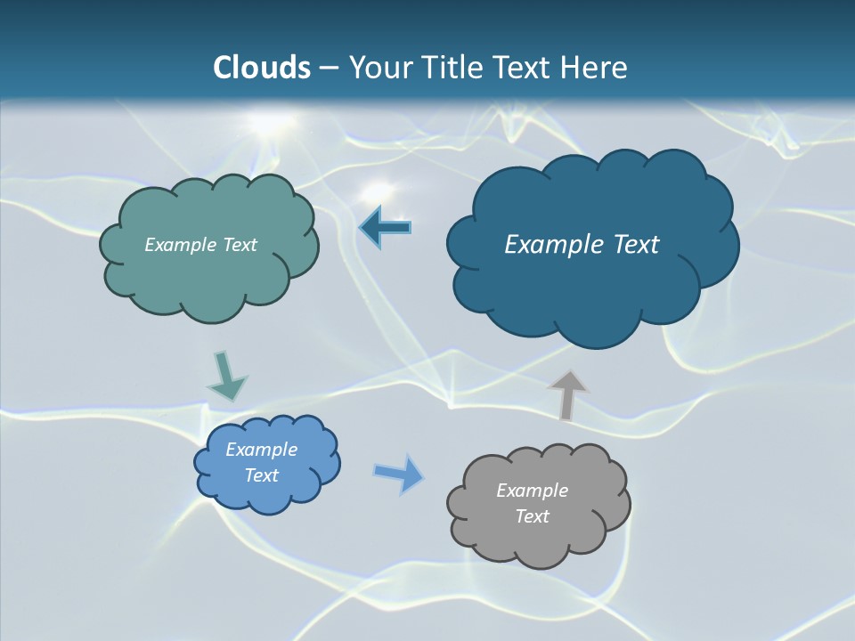 Blue Cleaning Pool PowerPoint Template