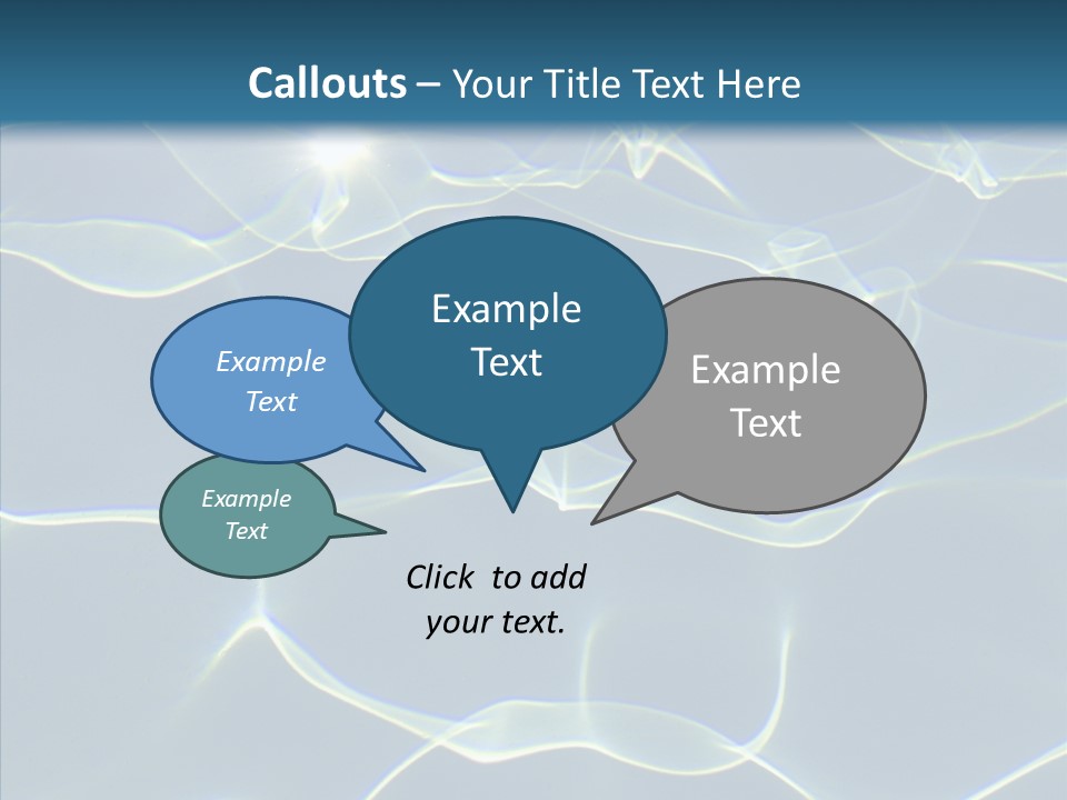 Blue Cleaning Pool PowerPoint Template