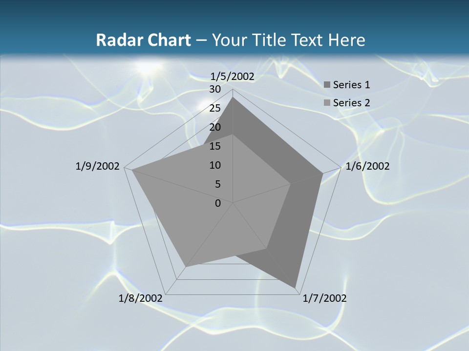 Blue Cleaning Pool PowerPoint Template