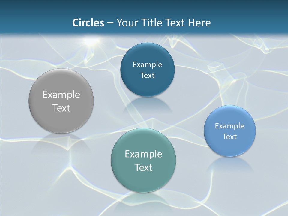Blue Cleaning Pool PowerPoint Template