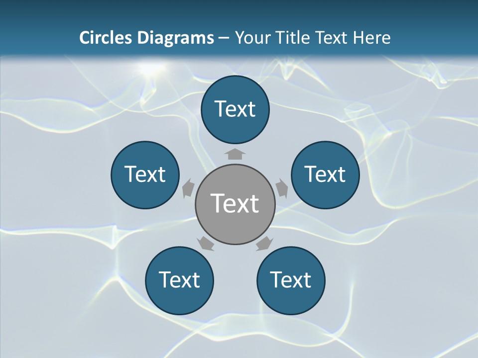 Blue Cleaning Pool PowerPoint Template