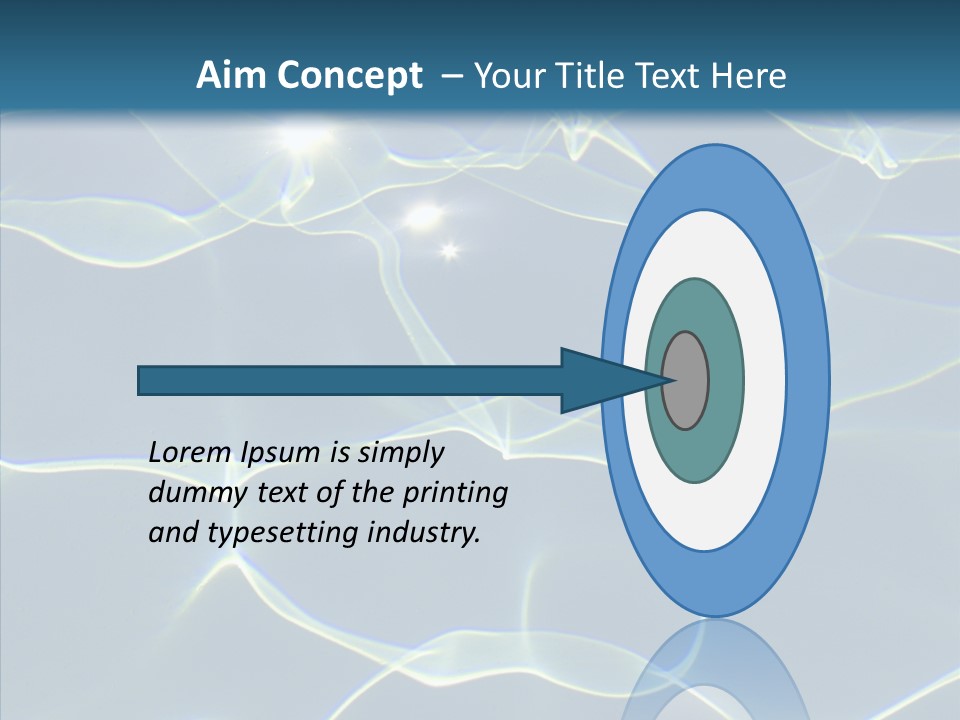 Blue Cleaning Pool PowerPoint Template