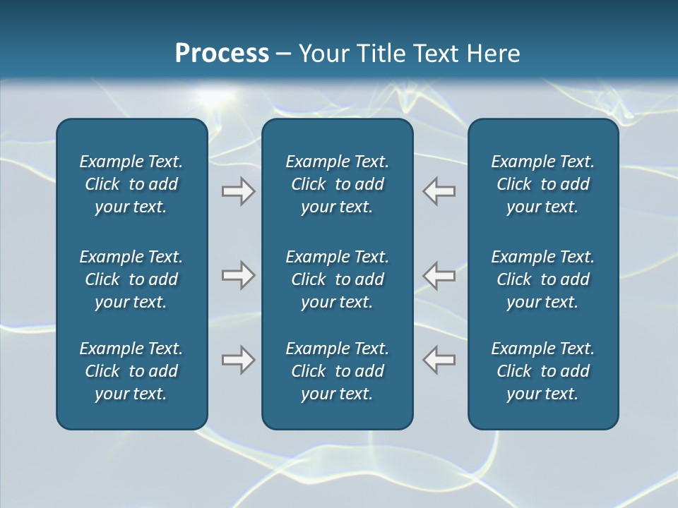 Blue Cleaning Pool PowerPoint Template