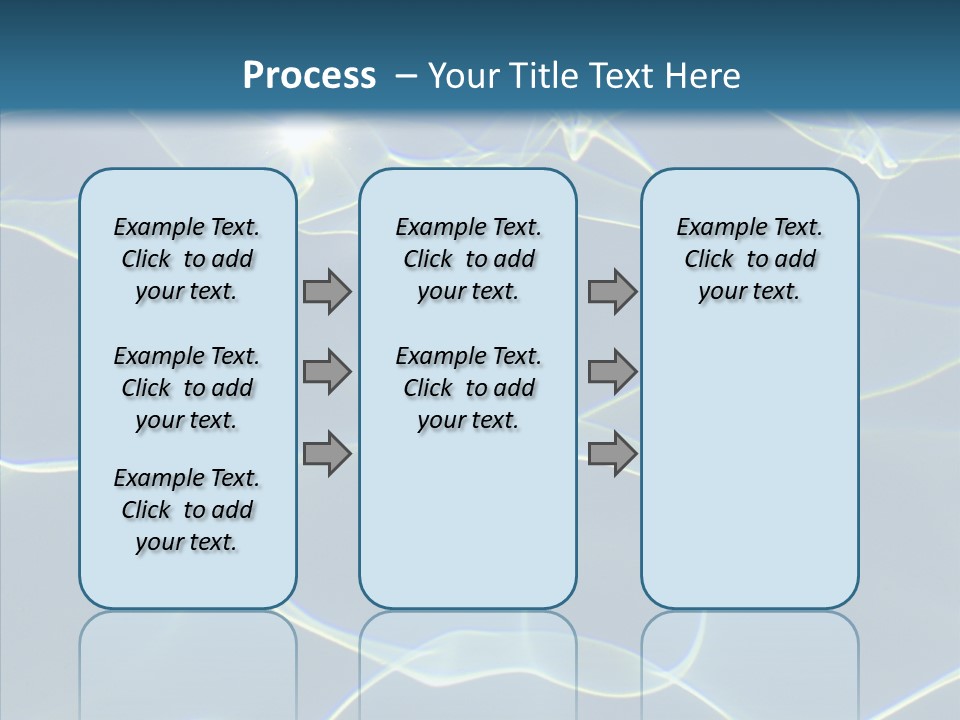 Blue Cleaning Pool PowerPoint Template