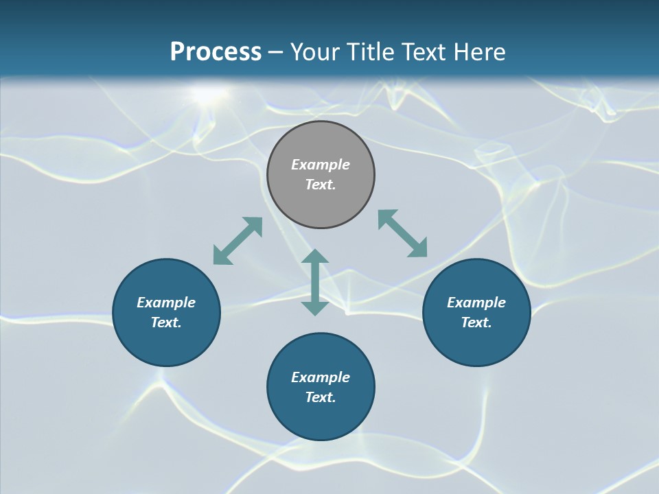 Blue Cleaning Pool PowerPoint Template