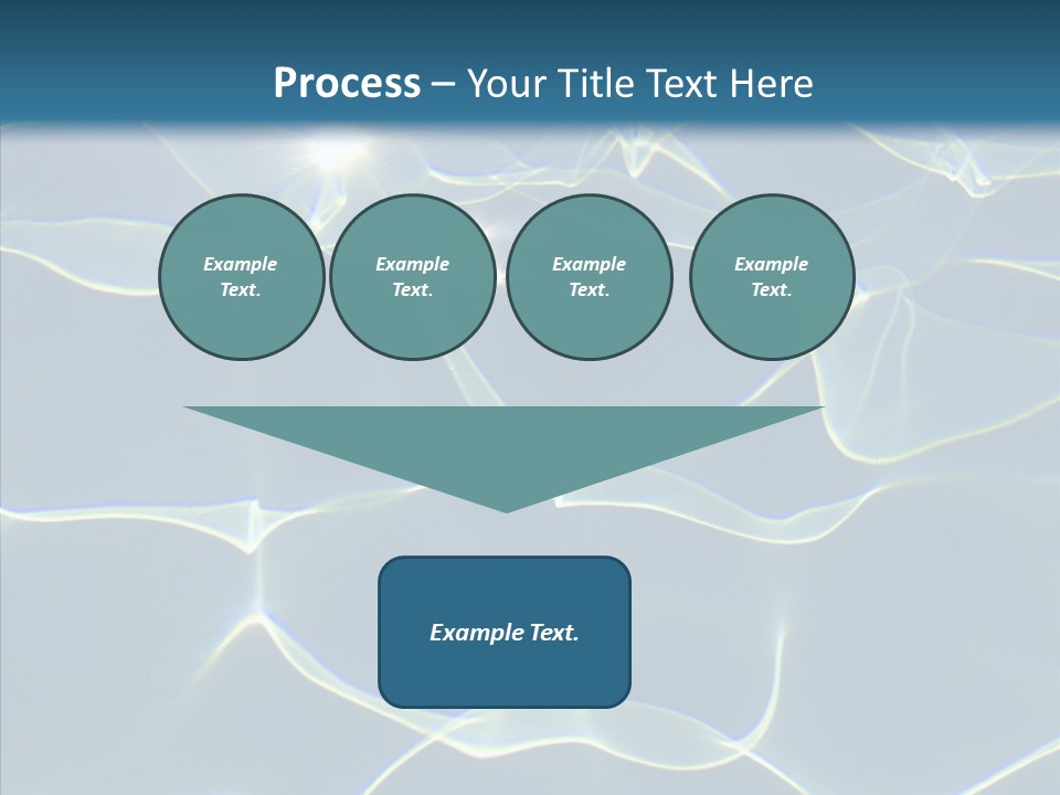 Blue Cleaning Pool PowerPoint Template