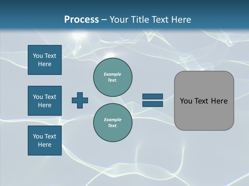 Blue Cleaning Pool PowerPoint Template