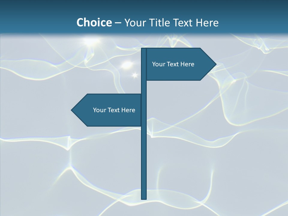 Blue Cleaning Pool PowerPoint Template