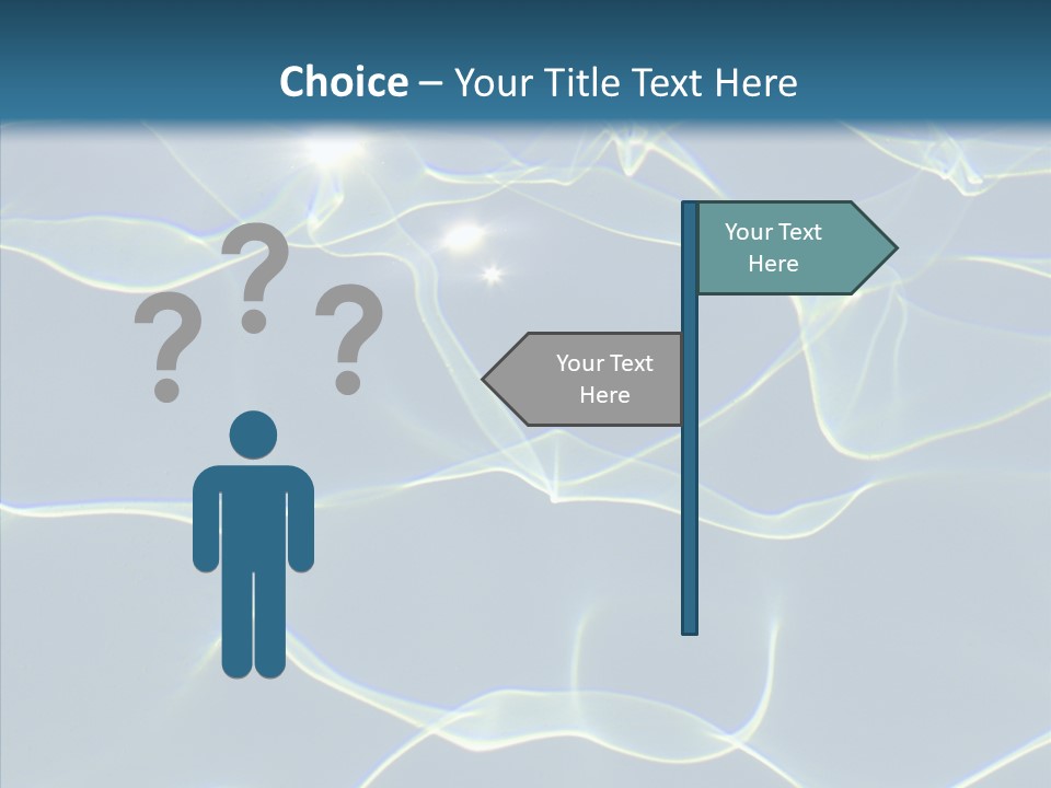 Blue Cleaning Pool PowerPoint Template