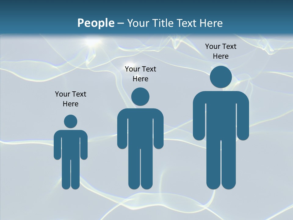 Blue Cleaning Pool PowerPoint Template