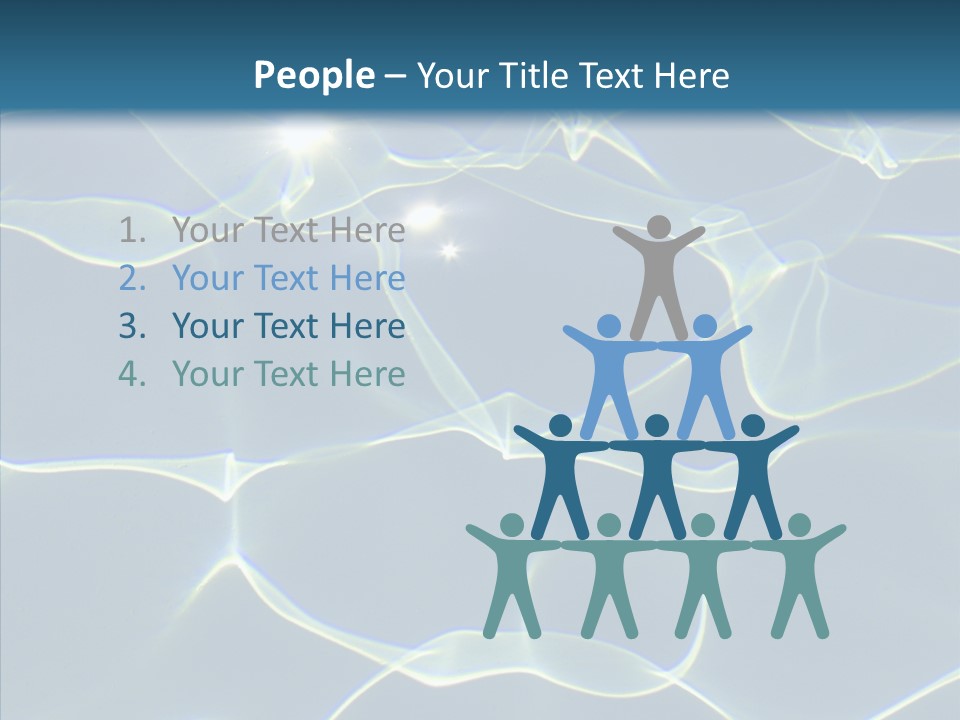 Blue Cleaning Pool PowerPoint Template