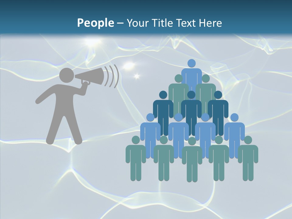 Blue Cleaning Pool PowerPoint Template