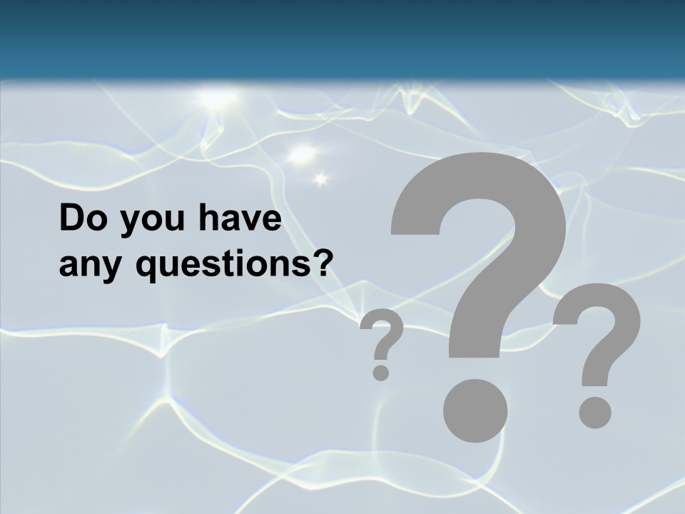 Blue Cleaning Pool PowerPoint Template