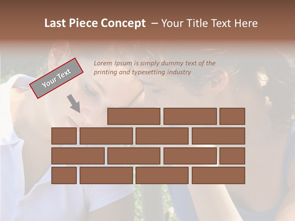 Serious Parenting Child PowerPoint Template