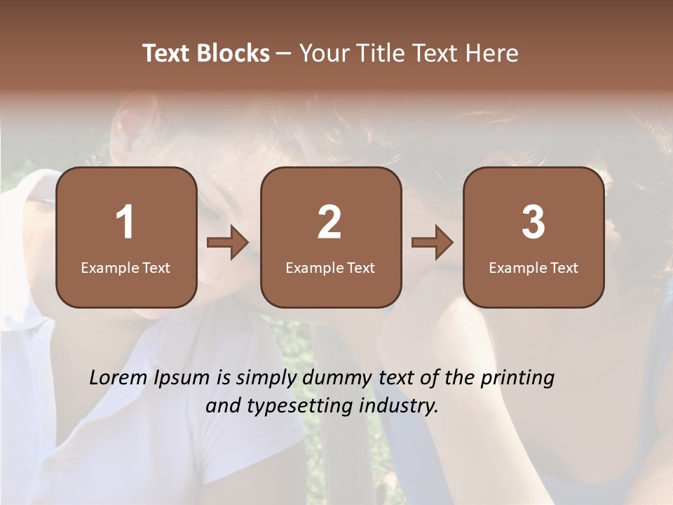 Serious Parenting Child PowerPoint Template