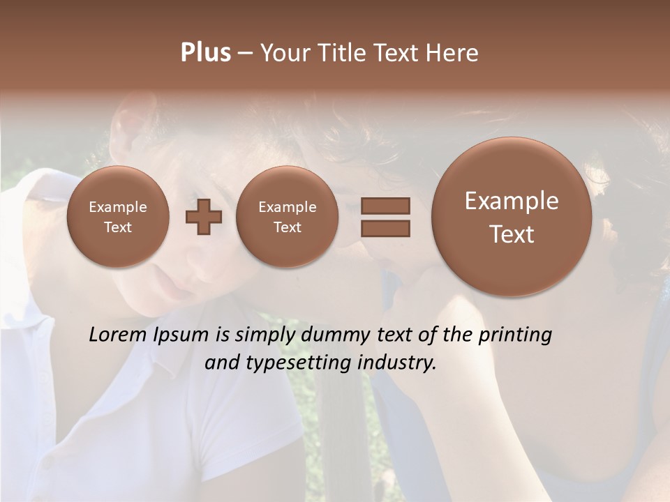 Serious Parenting Child PowerPoint Template