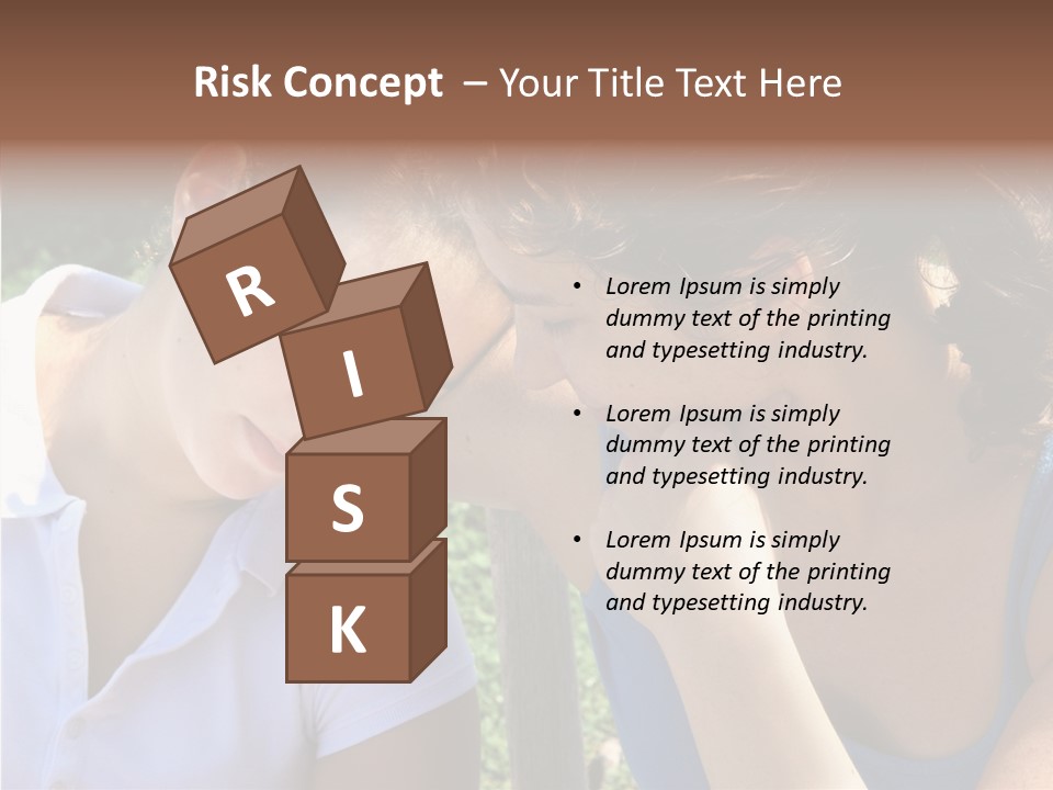 Serious Parenting Child PowerPoint Template