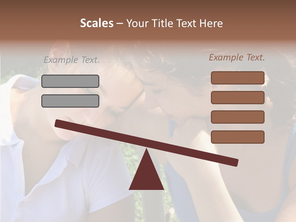 Serious Parenting Child PowerPoint Template