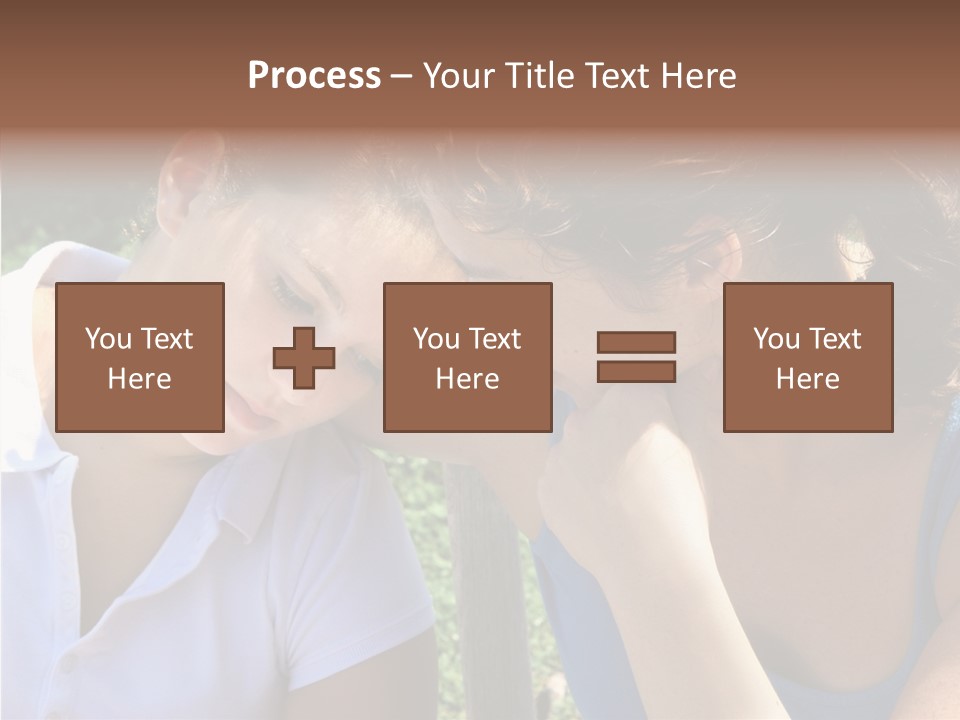 Serious Parenting Child PowerPoint Template