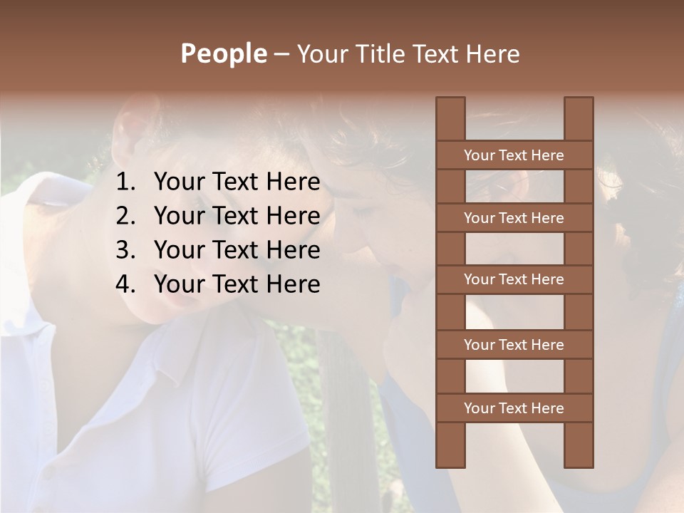 Serious Parenting Child PowerPoint Template