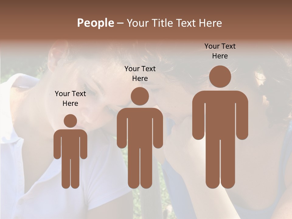 Serious Parenting Child PowerPoint Template