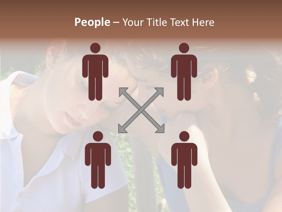 Serious Parenting Child PowerPoint Template