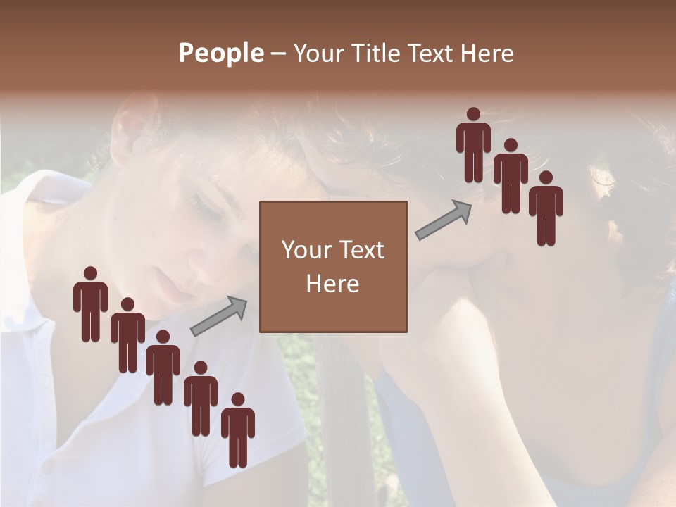 Serious Parenting Child PowerPoint Template