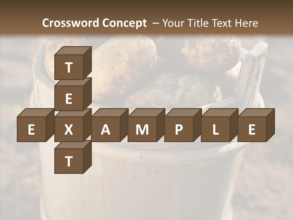 Vegetable Potato Harvesting PowerPoint Template