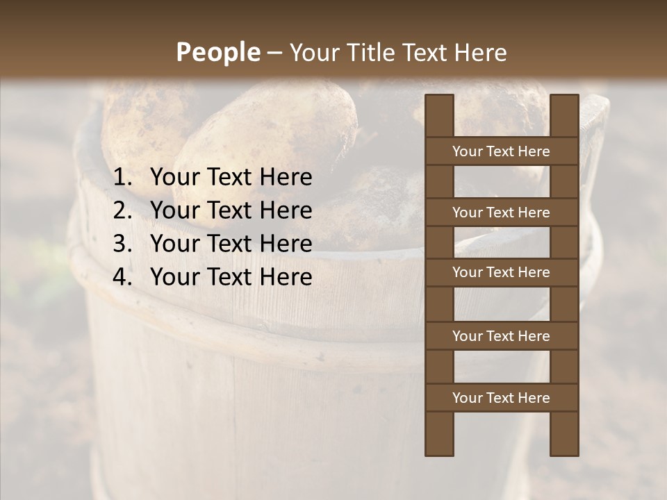 Vegetable Potato Harvesting PowerPoint Template