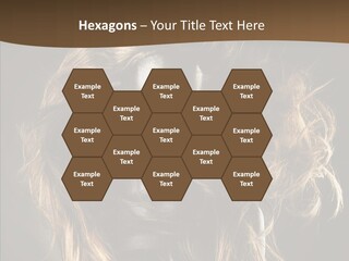 Hairstyle Portrait Fashion PowerPoint Template