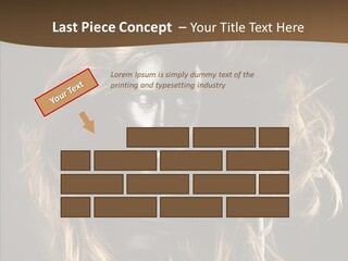 Hairstyle Portrait Fashion PowerPoint Template