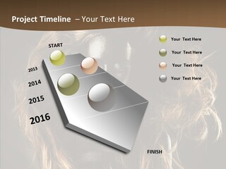 Hairstyle Portrait Fashion PowerPoint Template