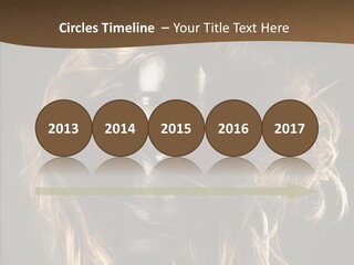Hairstyle Portrait Fashion PowerPoint Template