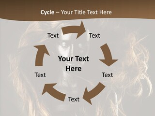 Hairstyle Portrait Fashion PowerPoint Template