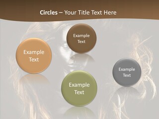Hairstyle Portrait Fashion PowerPoint Template