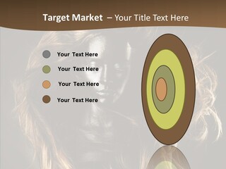 Hairstyle Portrait Fashion PowerPoint Template