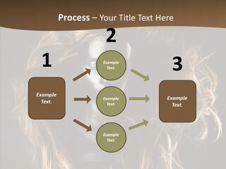 Hairstyle Portrait Fashion PowerPoint Template