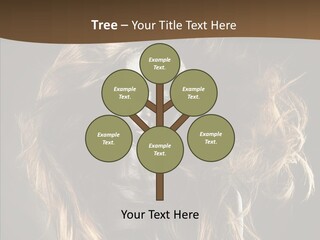 Hairstyle Portrait Fashion PowerPoint Template