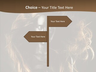 Hairstyle Portrait Fashion PowerPoint Template