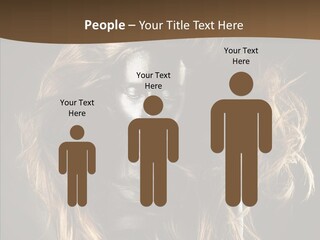 Hairstyle Portrait Fashion PowerPoint Template