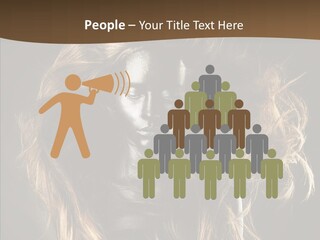 Hairstyle Portrait Fashion PowerPoint Template