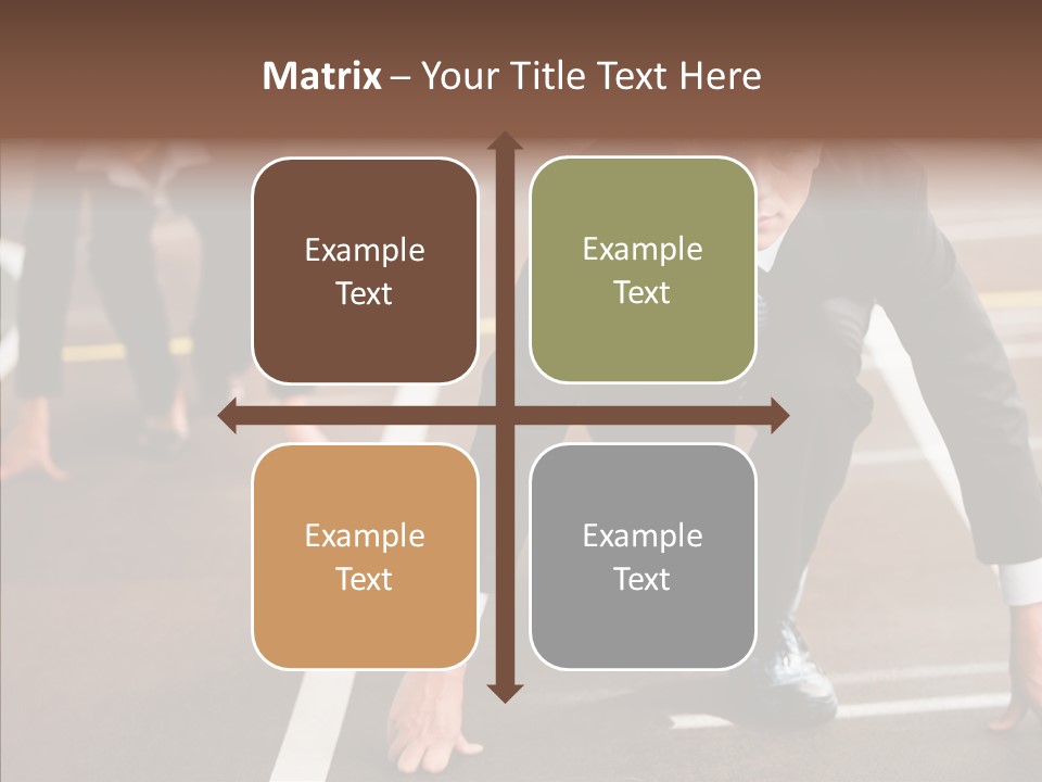 Game Knee Business PowerPoint Template