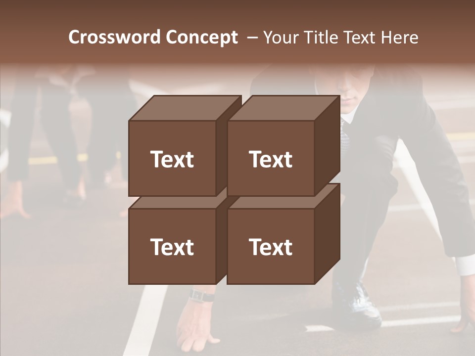 Game Knee Business PowerPoint Template