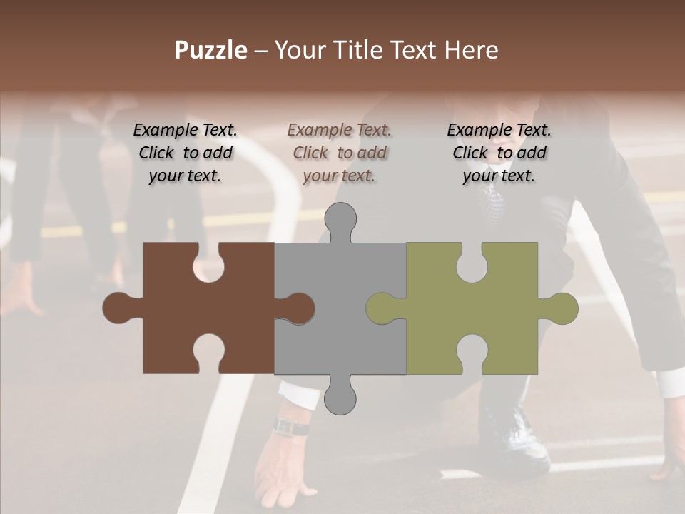 Game Knee Business PowerPoint Template