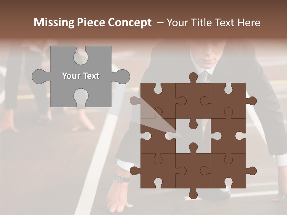 Game Knee Business PowerPoint Template