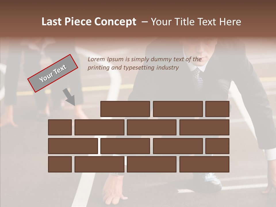 Game Knee Business PowerPoint Template