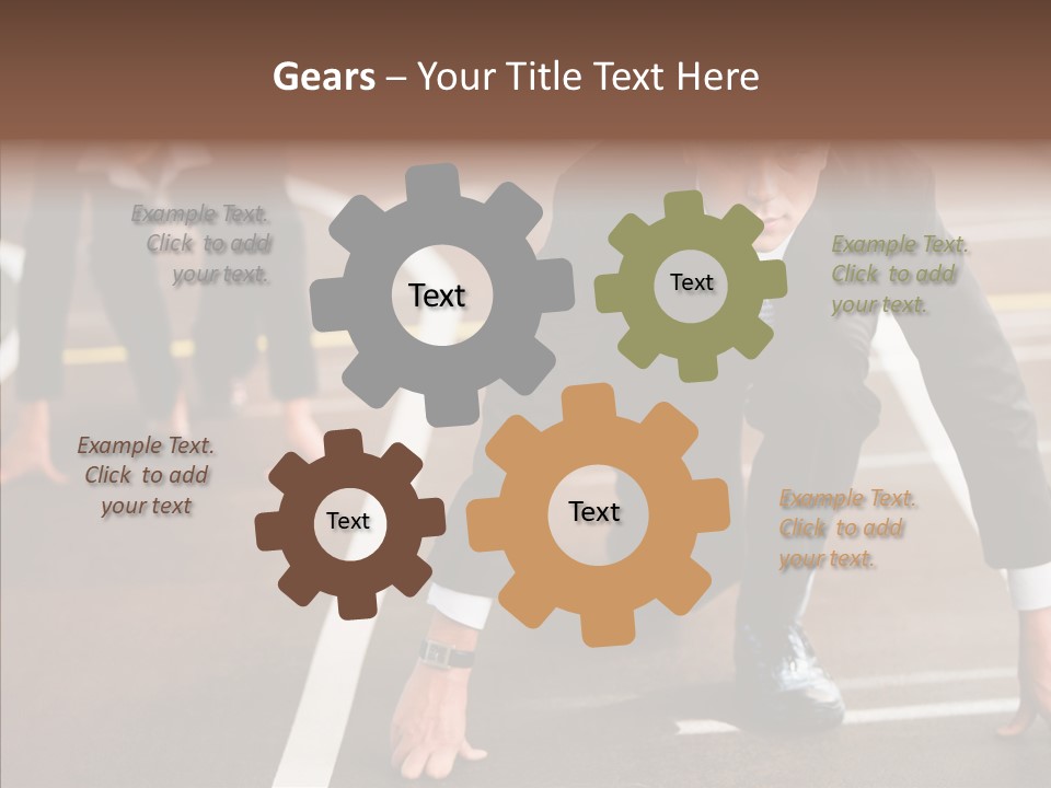 Game Knee Business PowerPoint Template